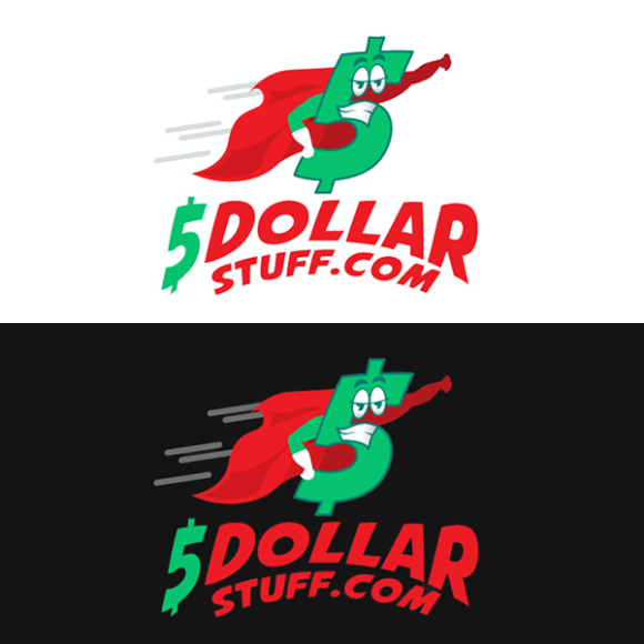 a logo for a 5 dollar stuff store.
