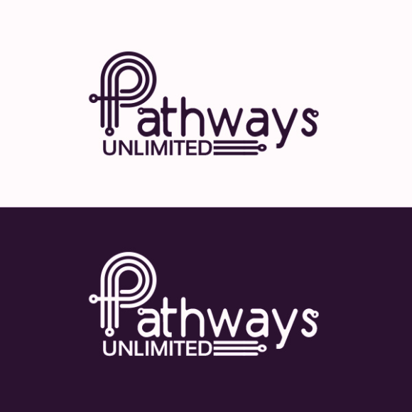 a logo for pathways unlimited.