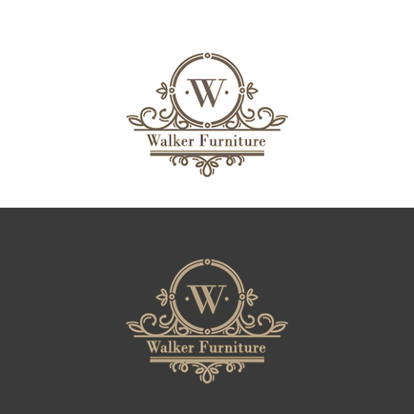 a logo for a furniture store.