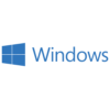 the windows 10 logo on a green background.