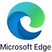 the microsoft edge logo.