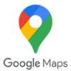 the google maps logo.