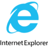 the internet explorer logo.