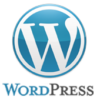 the wordpress logo.