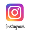 the instagram logo on a black background.