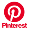 the pinterest logo.