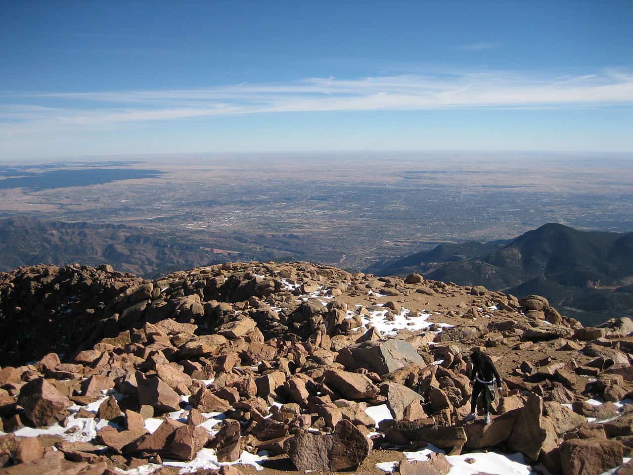 Colorado Piedmont Northern Central Colorado - View From Pikes Peak