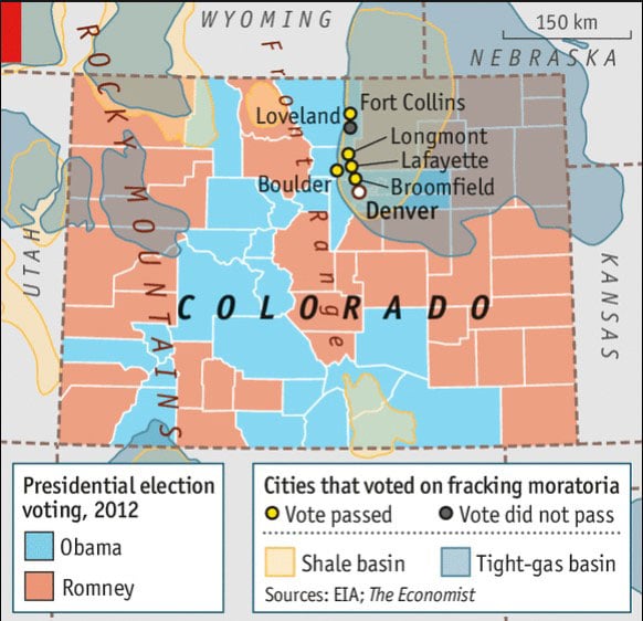 a map of the state of colorado.