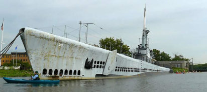 World War II Submarine - USS Ling - The New Jersey Naval Museum - Hackensack NJ