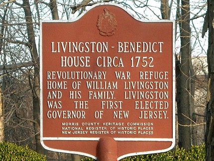 Livingston Benedict House In Parsippany Troy Hills Township - Mount Tabor 07054