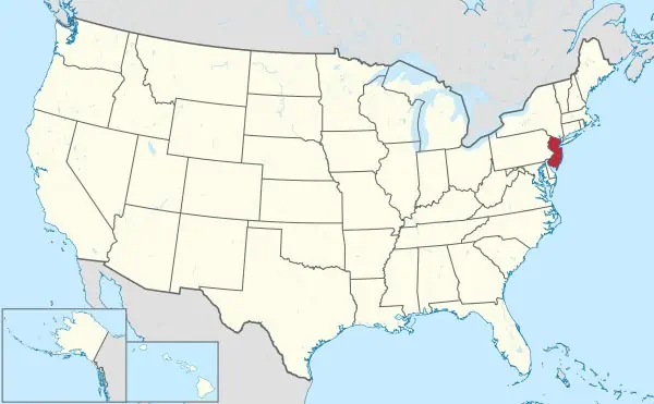 Map of United States Of America