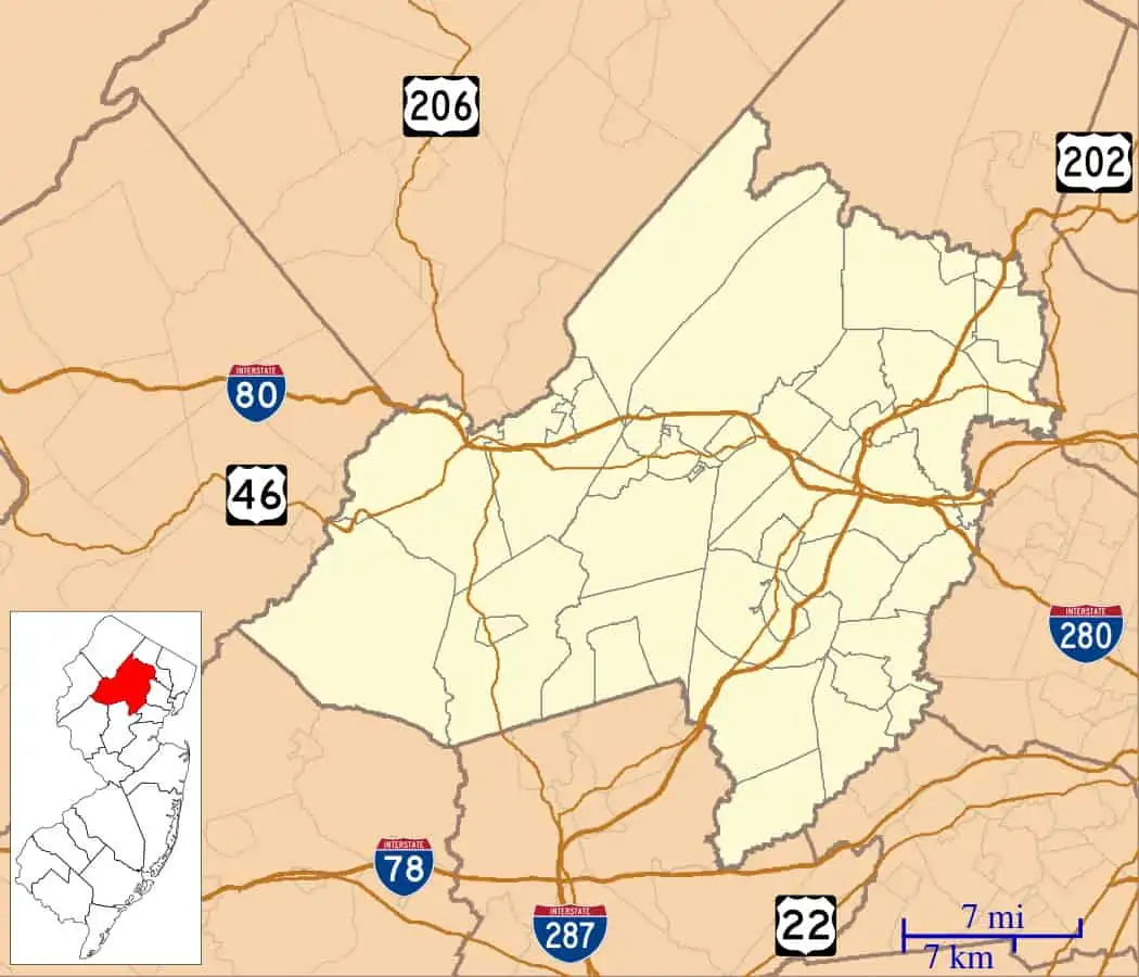 Morris County Location - Map Of Morris County, NJ