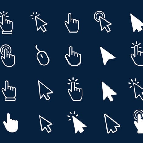collection of various mouse cursors and arrows