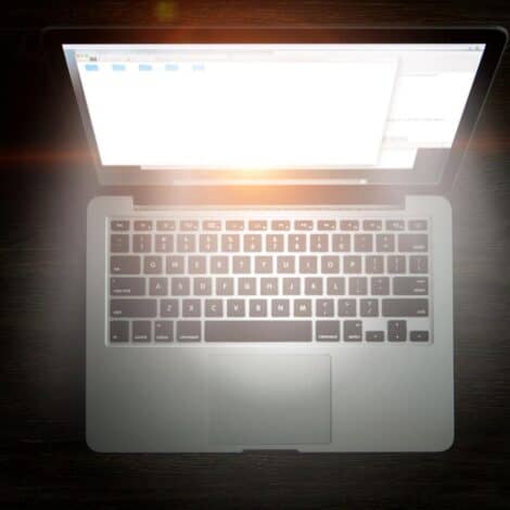 A laptop that is super-bright