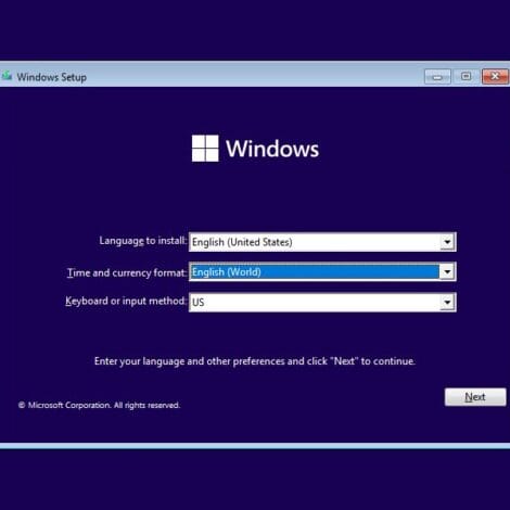 Windows 11 installation screenshot
