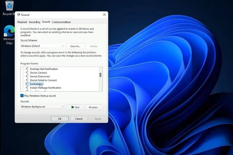 Windows 11 sound settings