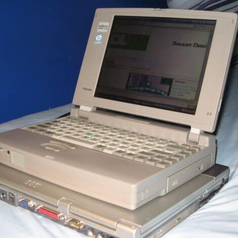 A very very old laptop.