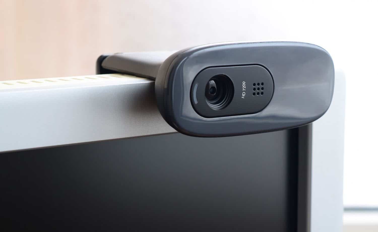 a combo webcam/microphone