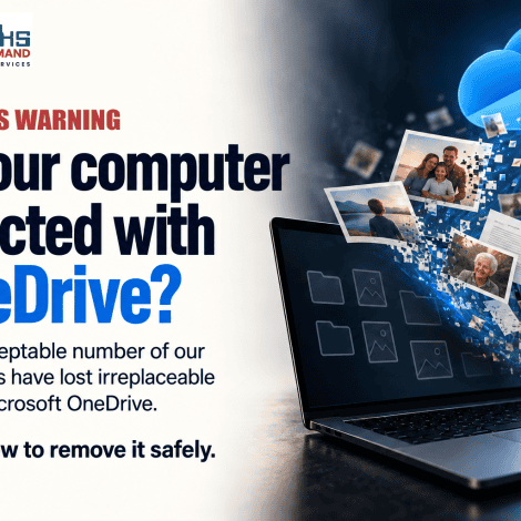 OneDrive file loss warning - Is OneDrive an infection that's bad for your computer